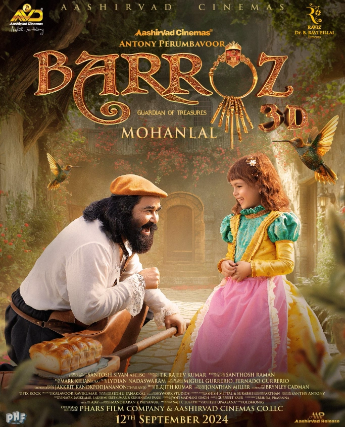 Индийские фильм Barroz 2024